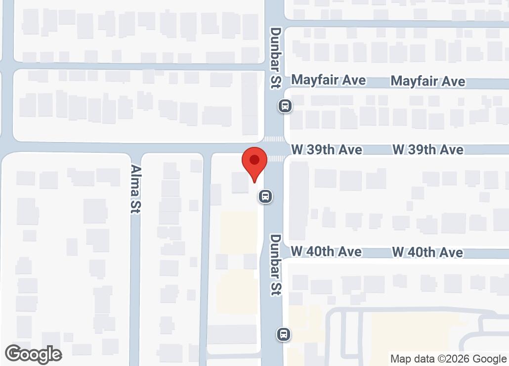 Map showing location at 49.2361983, -123.1855501