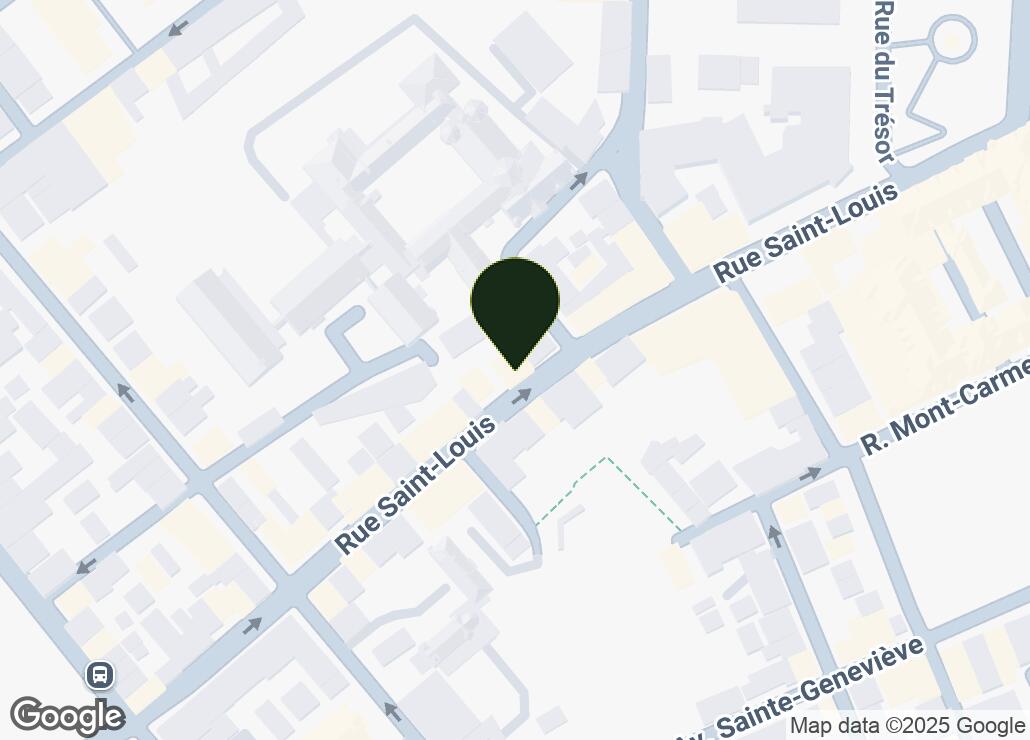 Map showing location at 46.8114029, -71.2081167