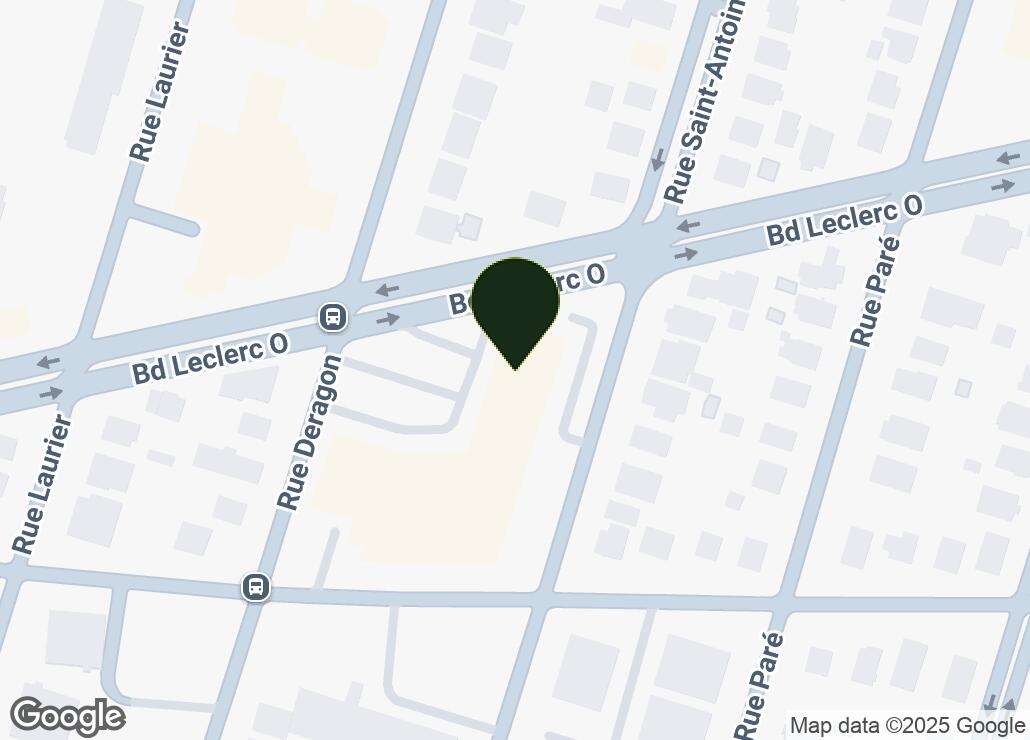 Map showing location at 45.4089622, -72.7264938