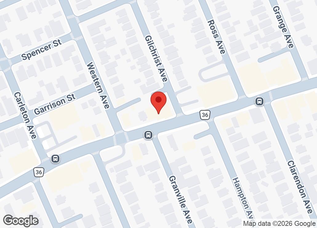 Map showing location at 45.3984206, -75.7388648
