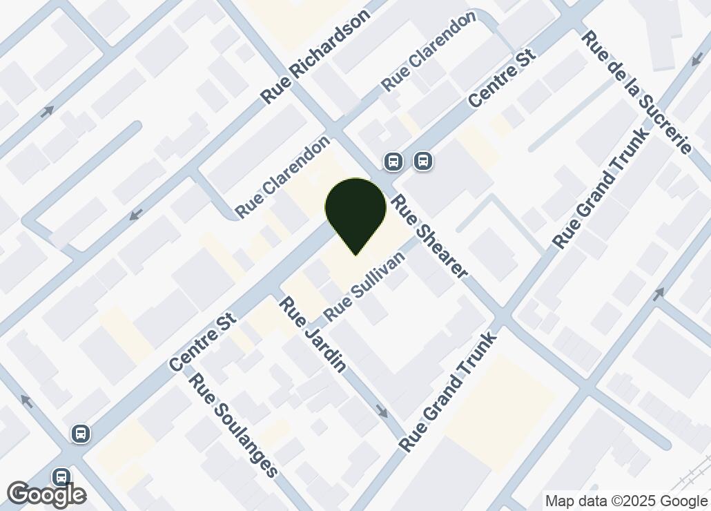 Map showing location at 45.4825078, -73.5622903
