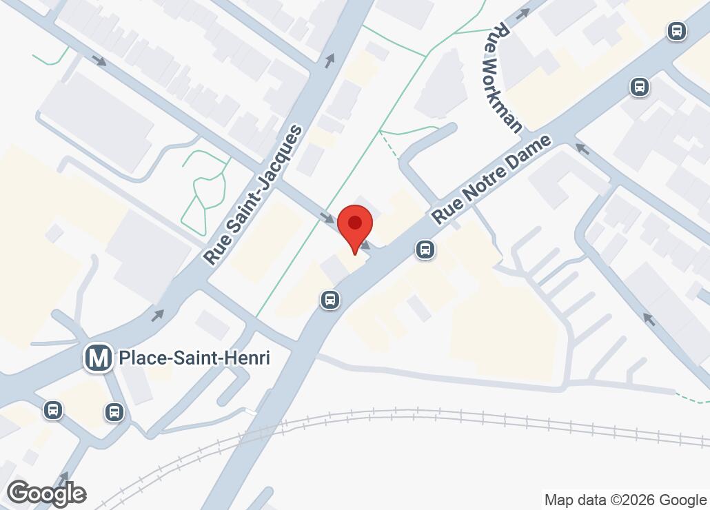 Map showing location at 45.4779189, -73.5844202