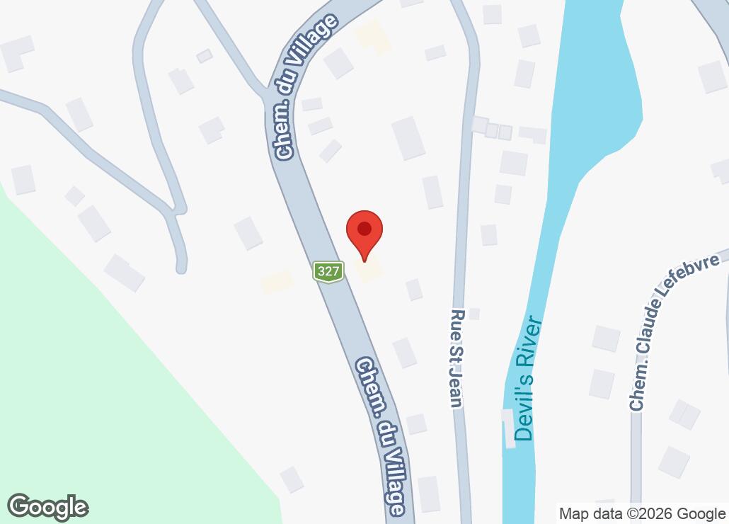 Map showing location at 46.2080714, -74.6026062