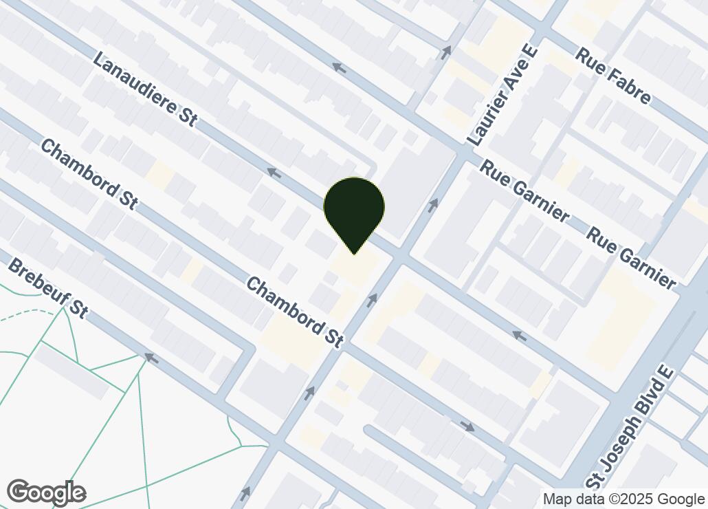 Map showing location at 45.533423, -73.584177