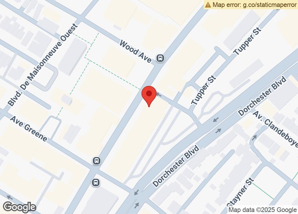 Map showing location at 45.4869771, -73.586835