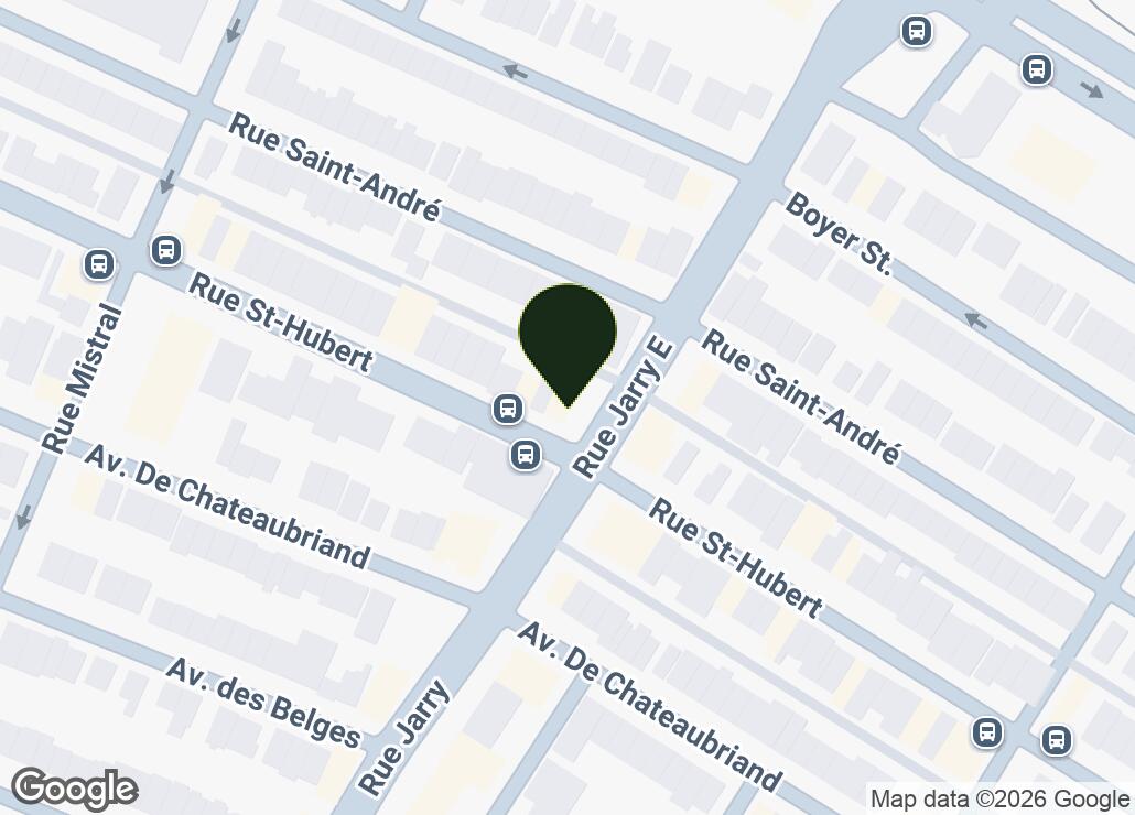 Map showing location at 45.5465982, -73.626419