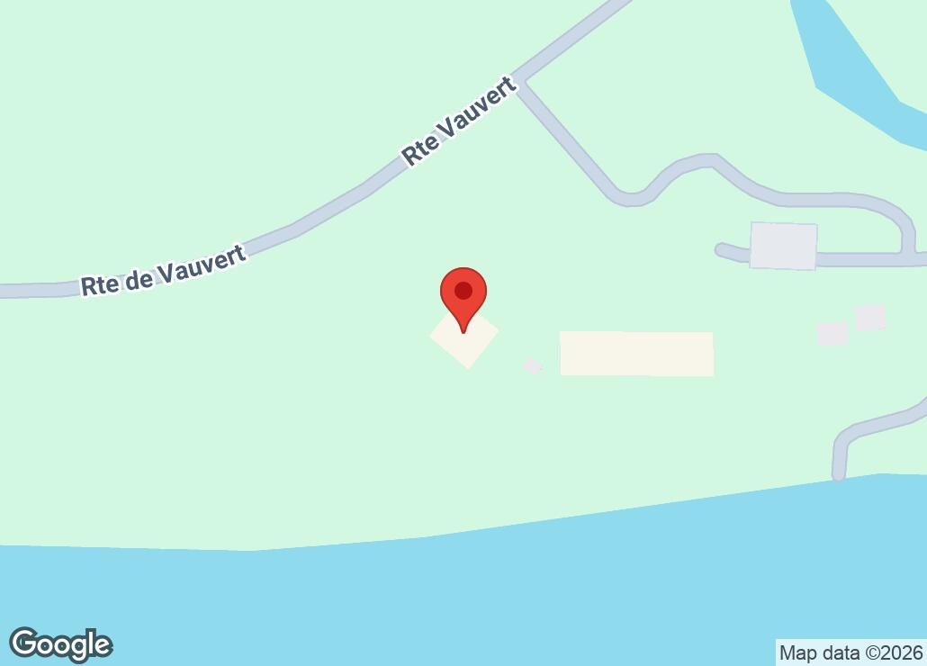 Map showing location at 48.7475821, -72.1518005