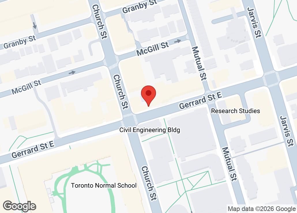Map showing location at 43.6600633, -79.3781603