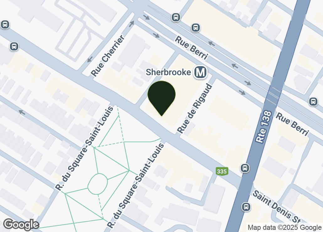 Map showing location at 45.5177788, -73.5688853