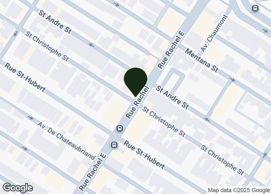 Map showing location at 45.5240844, -73.5761953