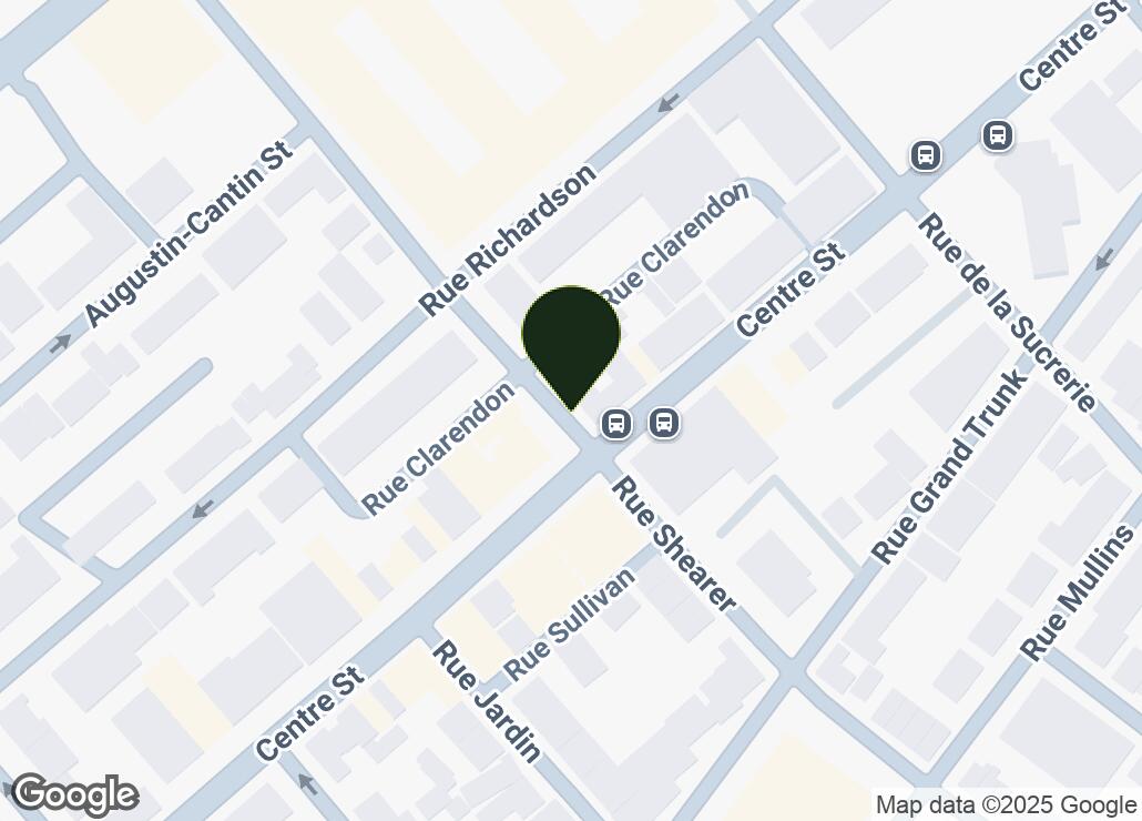 Map showing location at 45.483062, -73.5622138