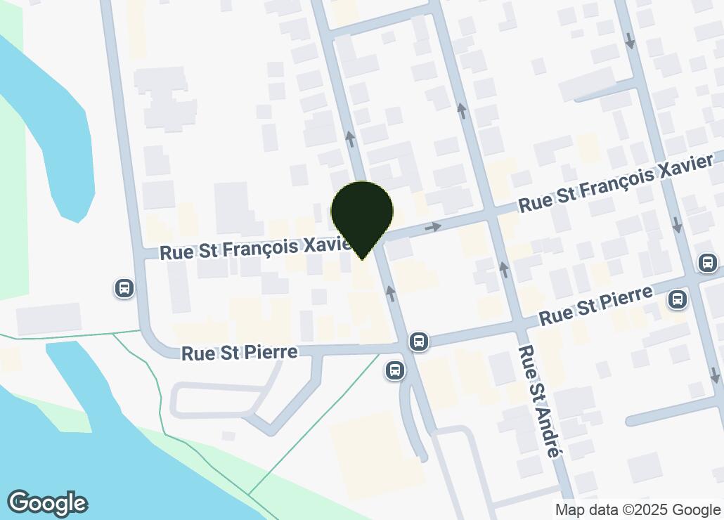 Map showing location at 45.693121, -73.6355526