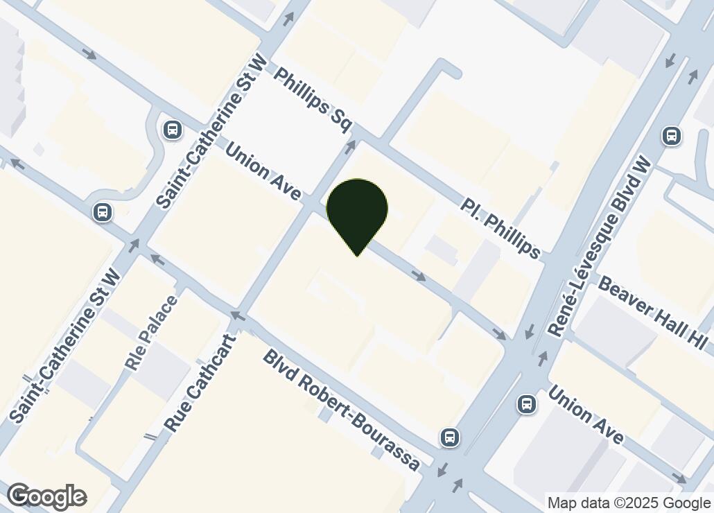 Map showing location at 45.5031194, -73.5680833