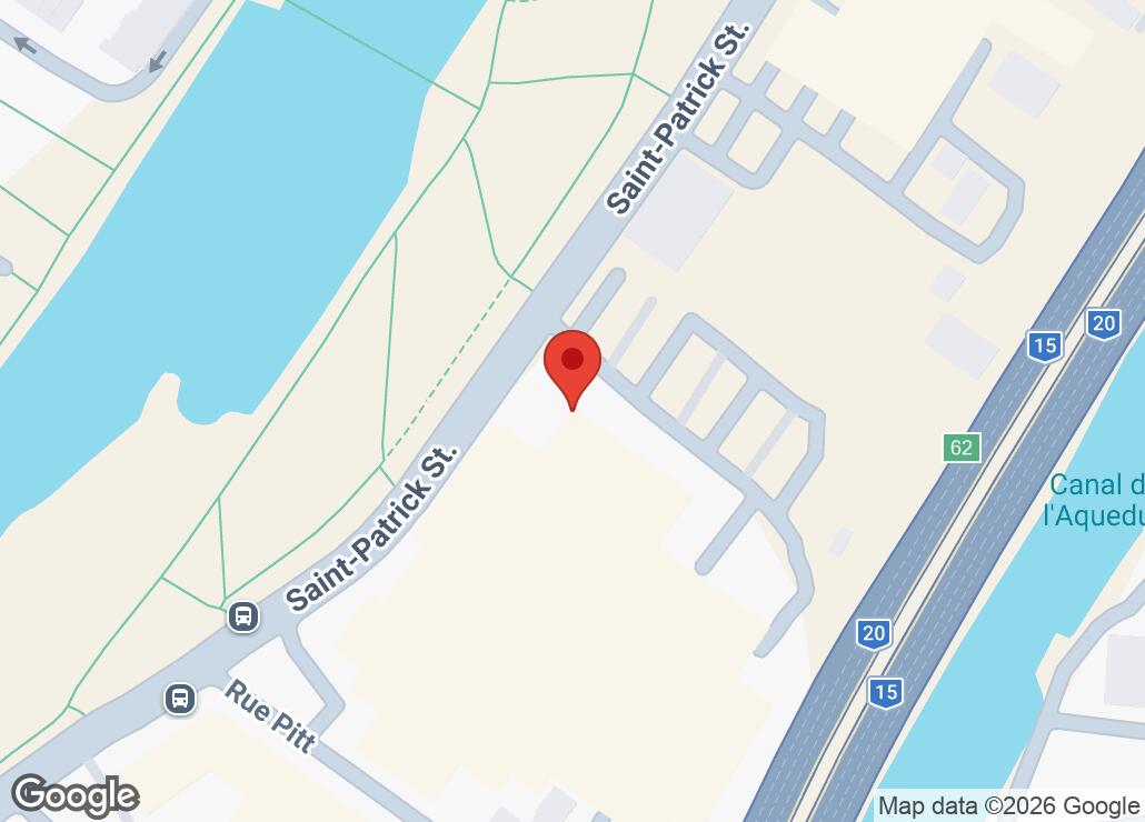 Map showing location at 45.470924, -73.5802276