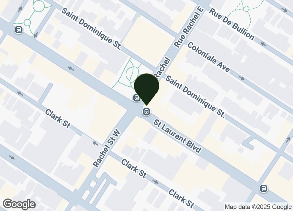 Map showing location at 45.5180533, -73.5814759