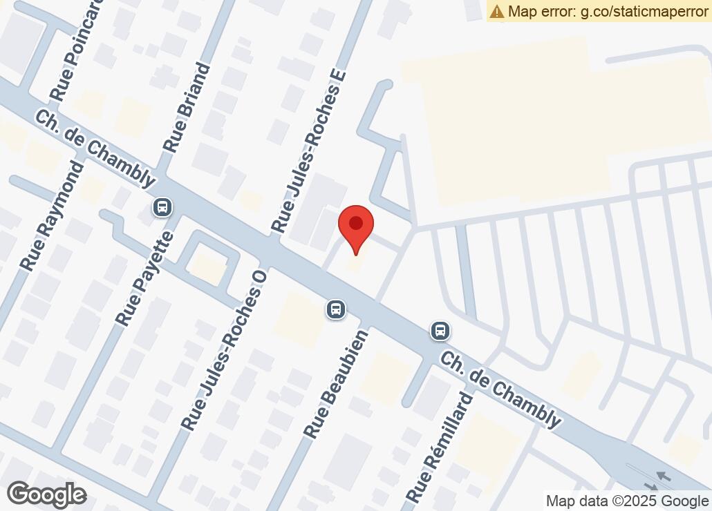 Map showing location at 45.5240109, -73.4681895