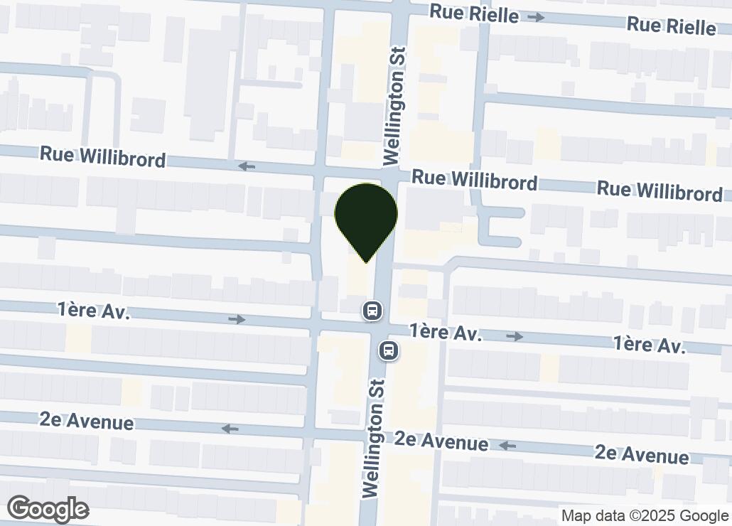 Map showing location at 45.4587805, -73.5675188