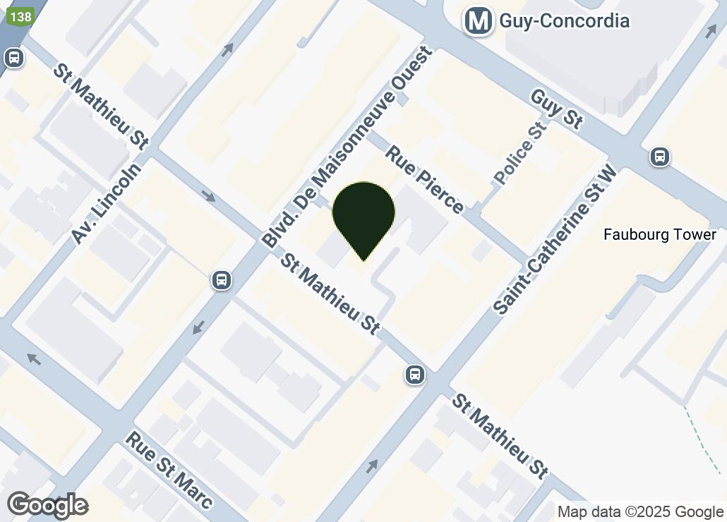 Map showing location at 45.494469, -73.579845