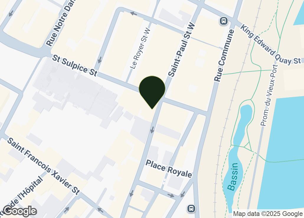 Map showing location at 45.504222, -73.5546802