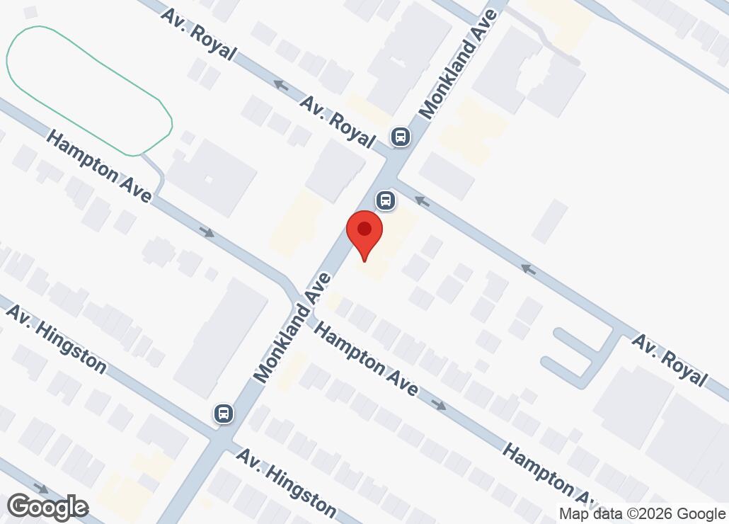 Map showing location at 45.4713779, -73.626417