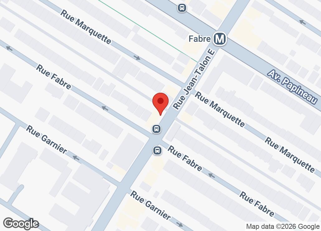 Map showing location at 45.5470245, -73.6080822