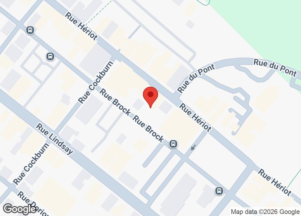 Map showing location at 45.8852086, -72.4895552